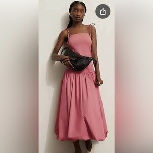 Anthropologie Mare Mare Sleeveless Drop waist Bubble Midi Dress NWOT